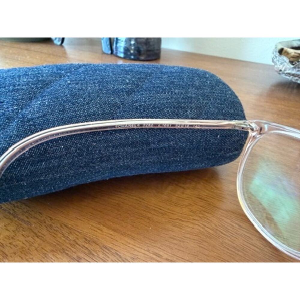 Chanel CH3262 Eyeglasses Pink Clear Frame 52-18-140 w Case - Picture 3 of 8